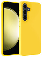 LUQ LUQ Samsung Galaxy S23 FE Hoesje Siliconen - Geel