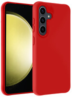 LUQ LUQ Samsung Galaxy S23 FE Hoesje Siliconen - Rood