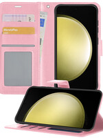 LUQ LUQ Samsung Galaxy S23 FE Hoesje Bookcase - Lichtroze