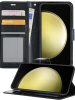 LUQ LUQ Samsung Galaxy S23 FE Hoesje Bookcase - Zwart