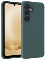 LUQ LUQ Samsung Galaxy A25 Hoesje Siliconen - Donkergroen