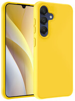 LUQ LUQ Samsung Galaxy A15 Hoesje Siliconen - Geel