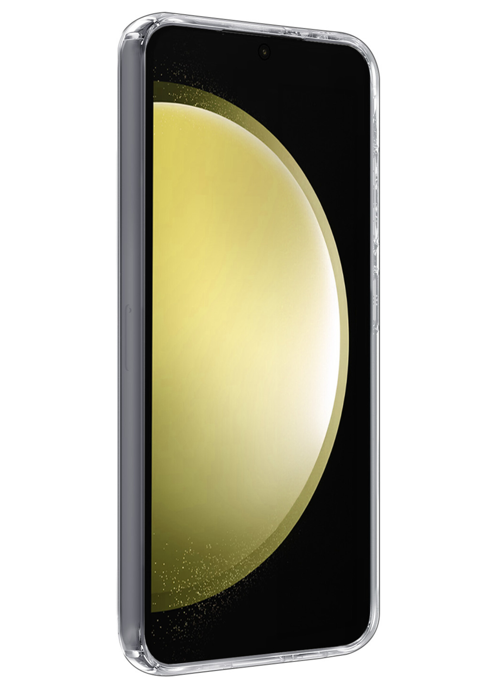 LUQ Hoesje Geschikt voor Samsung S23 FE Hoesje Siliconen Case Met 2x Screenprotector - Hoes Geschikt voor Samsung Galaxy S23 FE Hoes Siliconen - Transparant