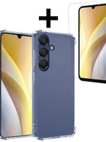 LUQ LUQ Samsung Galaxy A15 Hoesje Shockproof Met Screenprotector