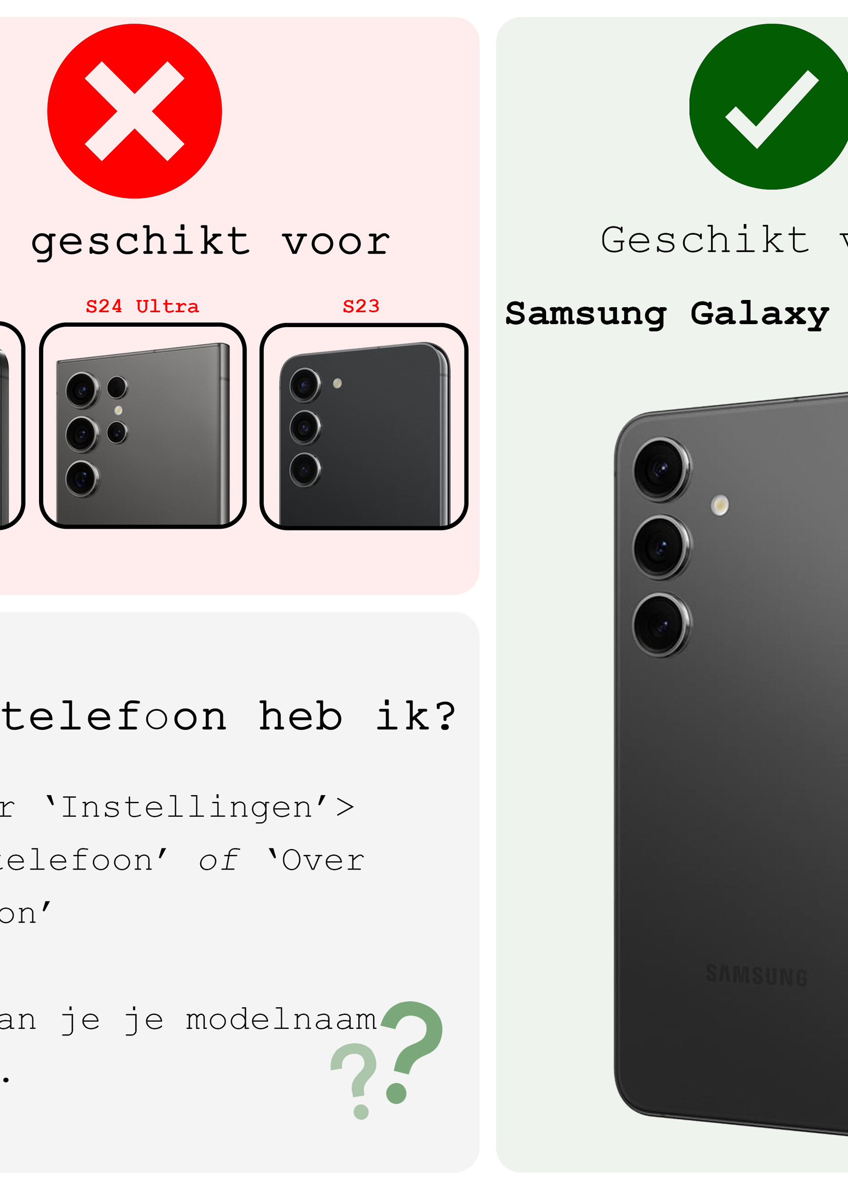 LUQ Hoesje Geschikt voor Samsung S24 Plus Hoesje Shockproof Case Siliconen Hoes Met Koord - Transparant