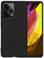 LUQ LUQ Xiaomi Redmi Note 12 Pro Hoesje Siliconen - Zwart