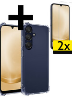LUQ LUQ Samsung Galaxy A25 Hoesje Shockproof Met 2x Screenprotector