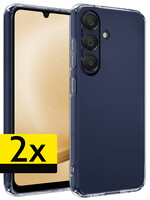 LUQ LUQ Samsung Galaxy A25 Hoesje Siliconen - Transparant - 2 PACK