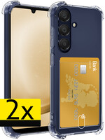 LUQ LUQ Samsung Galaxy A25 Hoesje Pashouder - 2 PACK