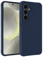 LUQ LUQ Samsung Galaxy S24 Hoesje Siliconen - Donkerblauw