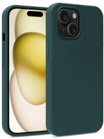LUQ LUQ iPhone 15 Hoesje Siliconen - Donkergroen