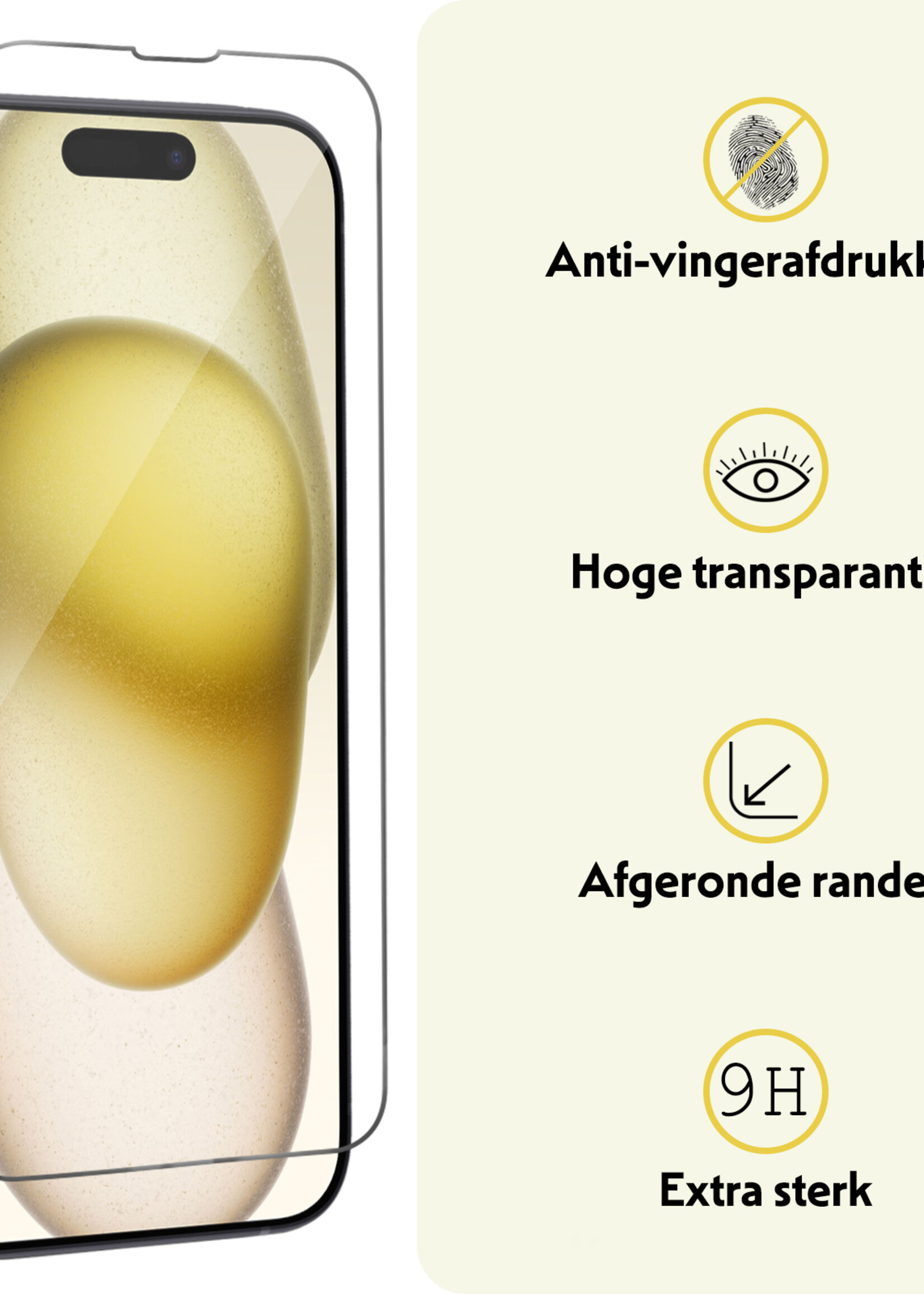 LUQ Hoesje Geschikt voor iPhone 15 Plus Hoesje Siliconen Case Met 2x Screenprotector - Hoes Geschikt voor iPhone 15 Plus Hoes Siliconen - Donkergroen