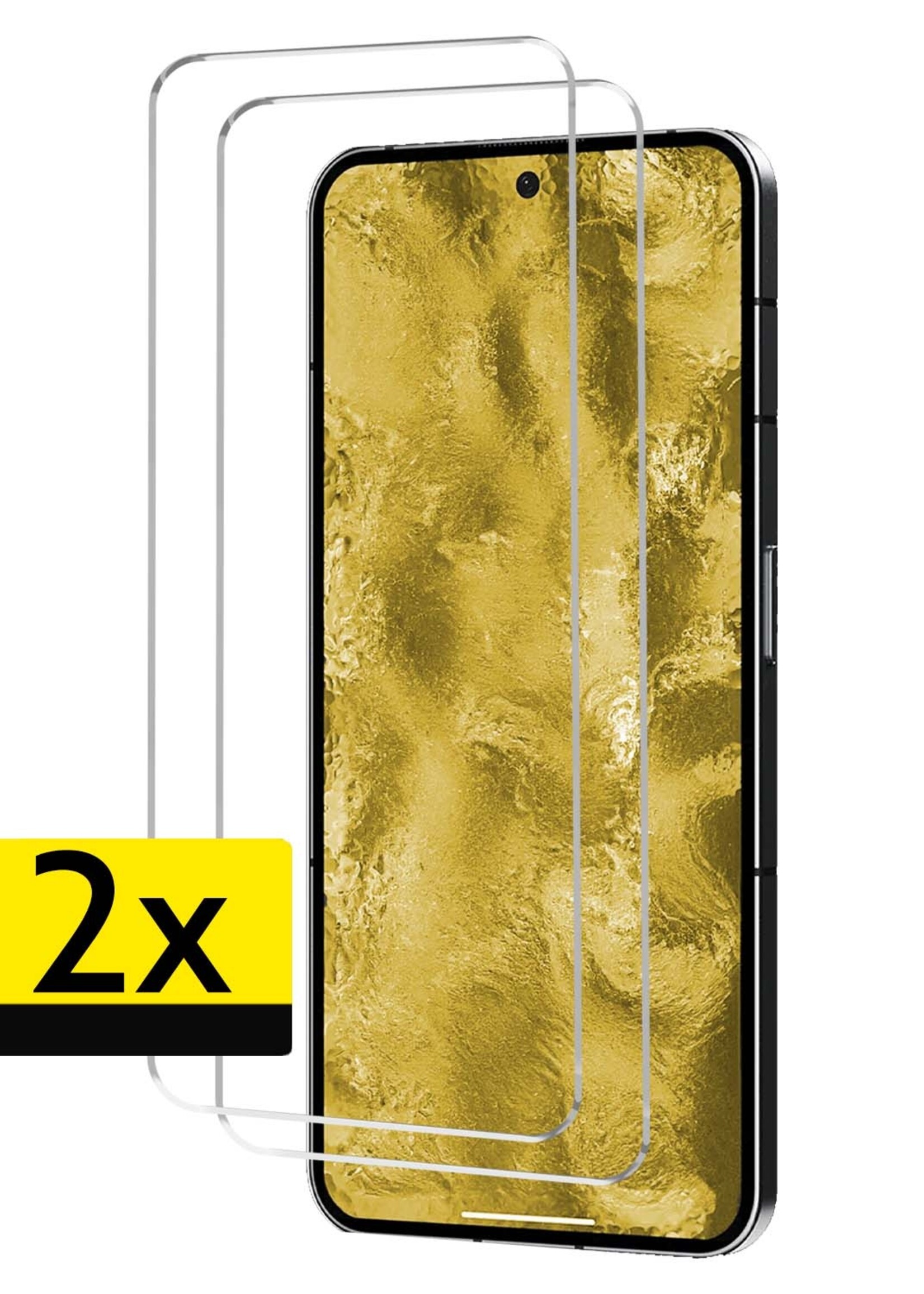 LUQ Screenprotector Geschikt voor Nothing Phone (2a) Screenprotector Beschermglas Gehard Glas - Screenprotector Geschikt voor Nothing Phone (2a) Screenprotector Glas - 2 Stuks