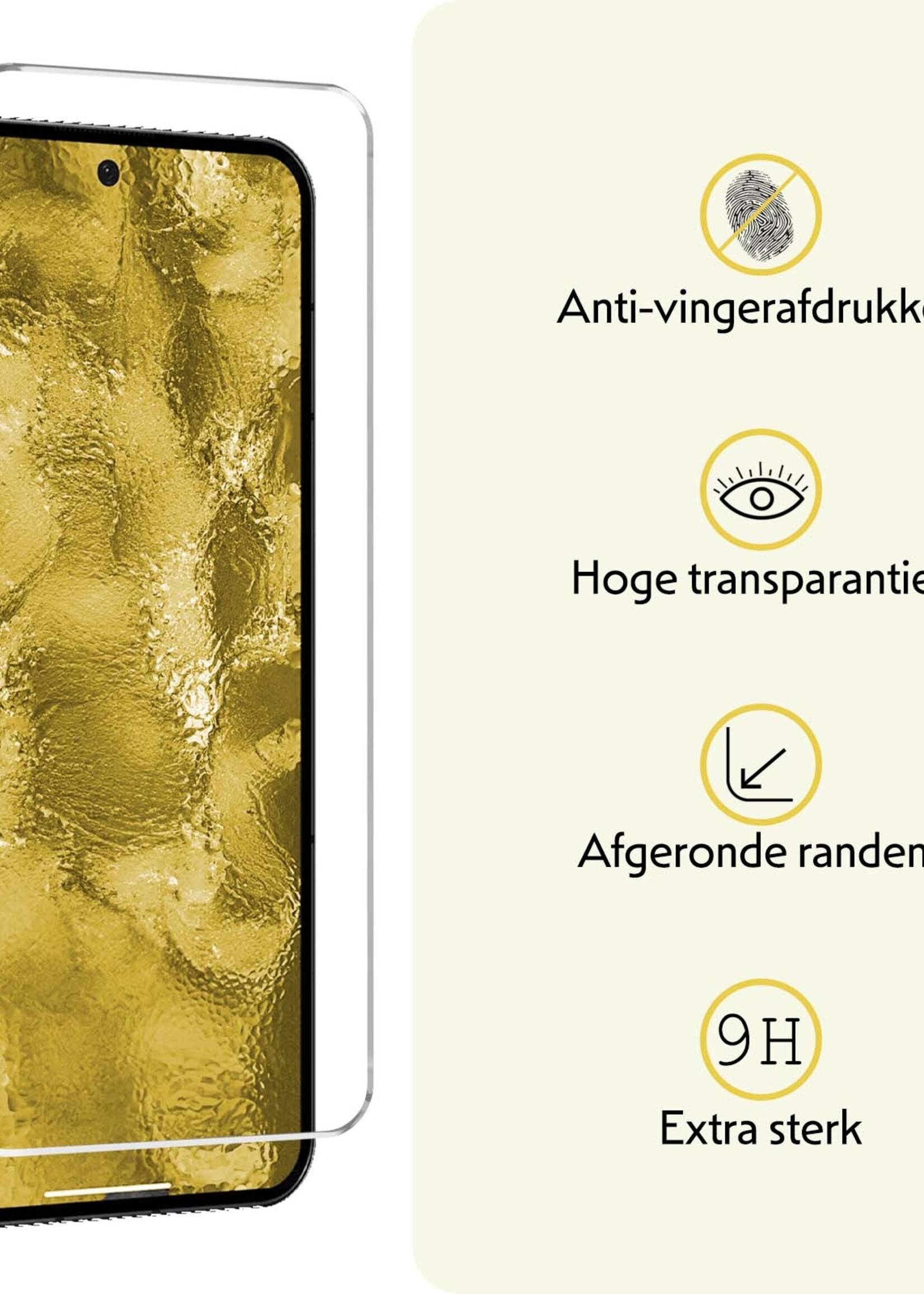 LUQ Screenprotector Geschikt voor Nothing Phone (2) Screenprotector Beschermglas Gehard Glas - Screenprotector Geschikt voor Nothing Phone (2) Screenprotector Glas - 3 Stuks