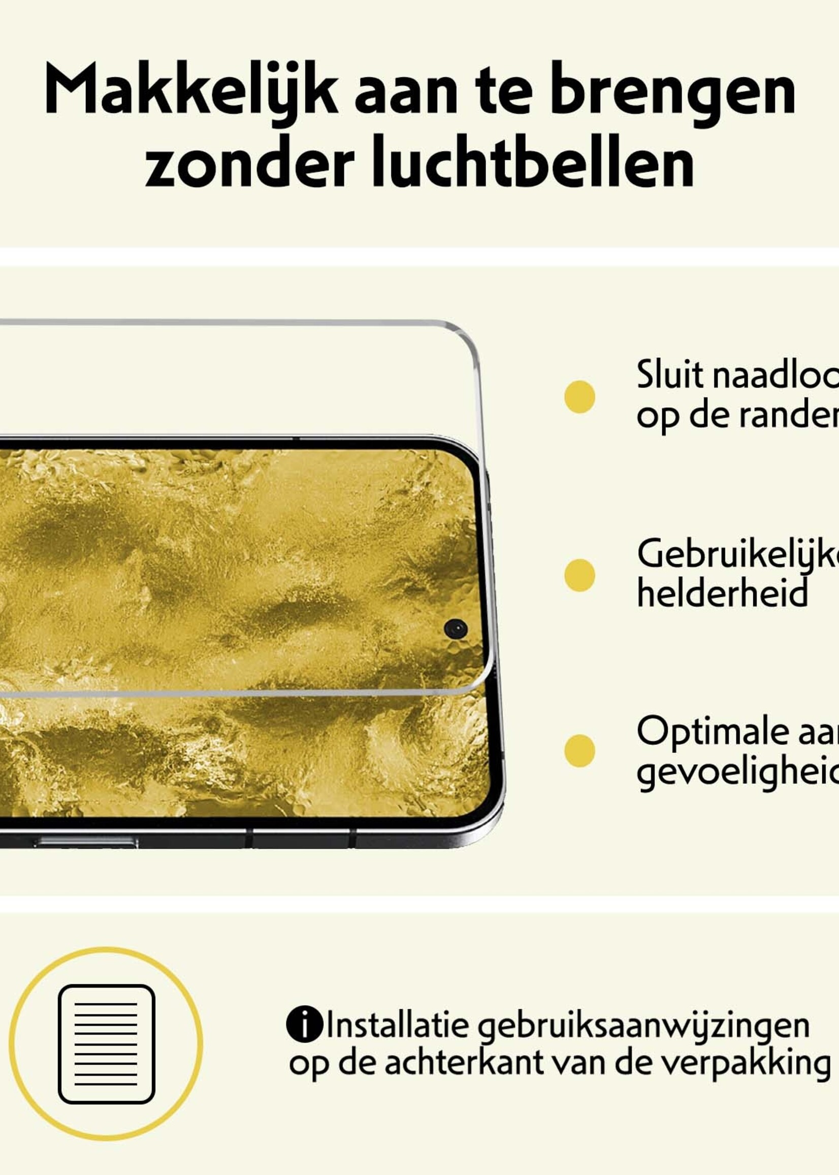 LUQ Screenprotector Geschikt voor Nothing Phone (2) Screenprotector Beschermglas Gehard Glas - Screenprotector Geschikt voor Nothing Phone (2) Screenprotector Glas - 2 Stuks