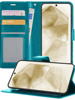 LUQ LUQ Samsung Galaxy A55 Hoesje Bookcase - Turquoise