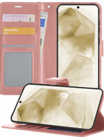 LUQ LUQ Samsung Galaxy A55 Hoesje Bookcase - Rose Goud