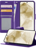 LUQ LUQ Samsung Galaxy A55 Hoesje Bookcase - Paars