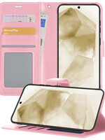 LUQ LUQ Samsung Galaxy A55 Hoesje Bookcase - Lichtroze