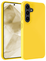 LUQ LUQ Samsung Galaxy A55 Hoesje Siliconen - Geel