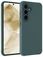 LUQ LUQ Samsung Galaxy A55 Hoesje Siliconen - Donkergroen