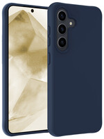 LUQ LUQ Samsung Galaxy A55 Hoesje Siliconen - Donkerblauw