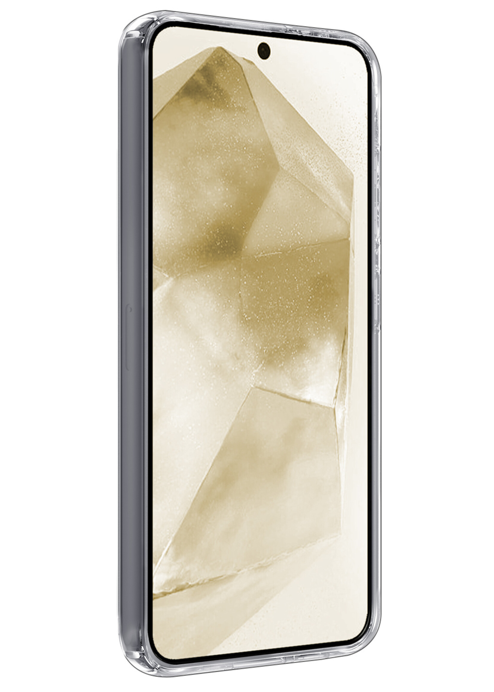 LUQ Hoesje Geschikt voor Samsung A55 Hoesje Siliconen Case - Hoes Geschikt voor Samsung Galaxy A55 Hoes Siliconen - Transparant