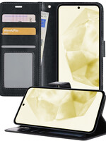 LUQ LUQ Samsung Galaxy A35 Hoesje Bookcase - Zwart