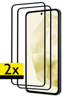 LUQ LUQ Samsung Galaxy A35 Screenprotector Glas Full Cover 2D - 2 PACK