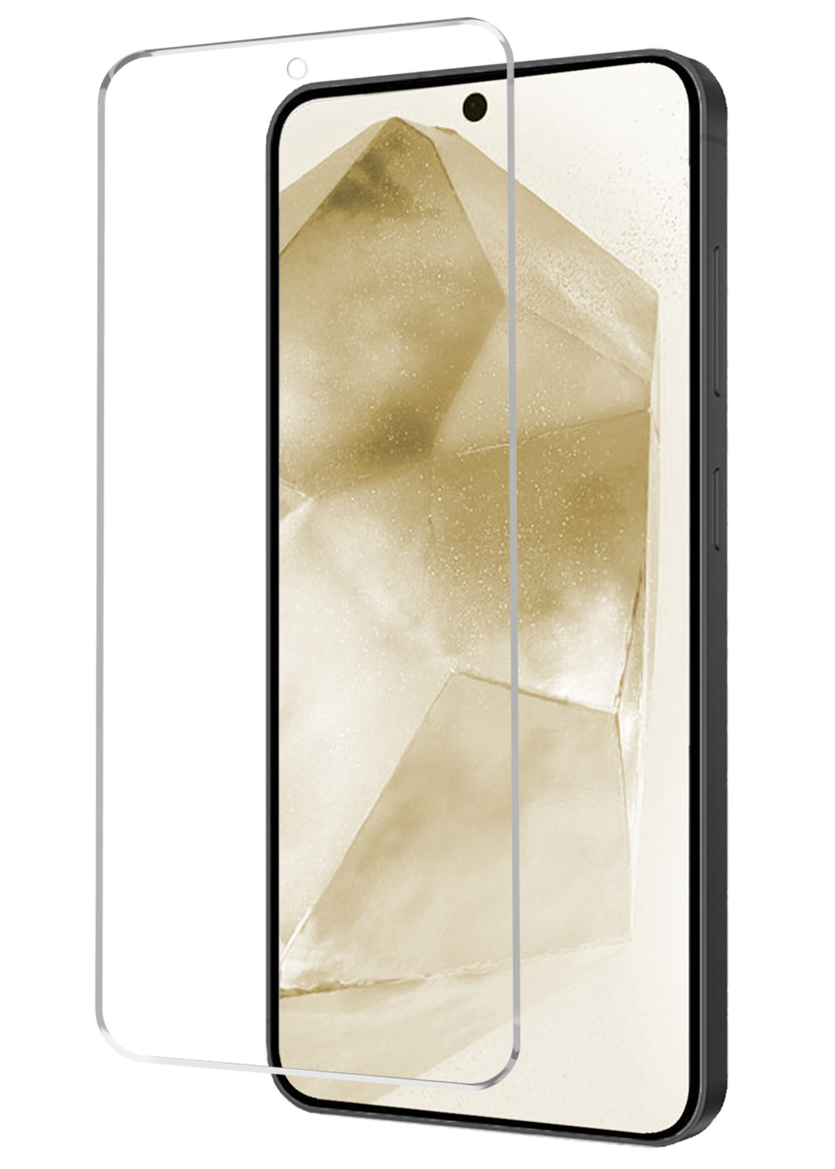 LUQ Screenprotector Geschikt voor Samsung A55 Screenprotector Beschermglas Gehard Glas - Screenprotector Geschikt voor Samsung Galaxy A55 Screenprotector Glas