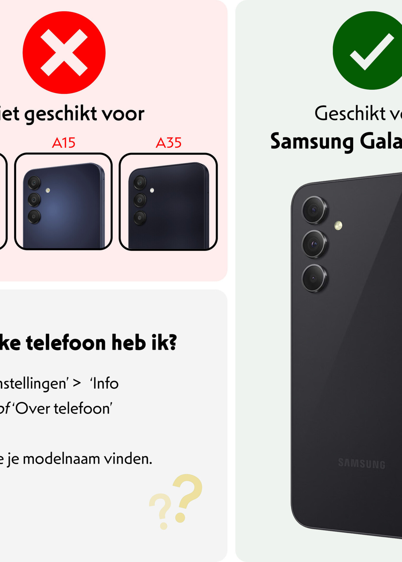 LUQ Hoesje Geschikt voor Samsung A55 Hoesje Siliconen Case Met Screenprotector - Hoes Geschikt voor Samsung Galaxy A55 Hoes Siliconen - Zwart
