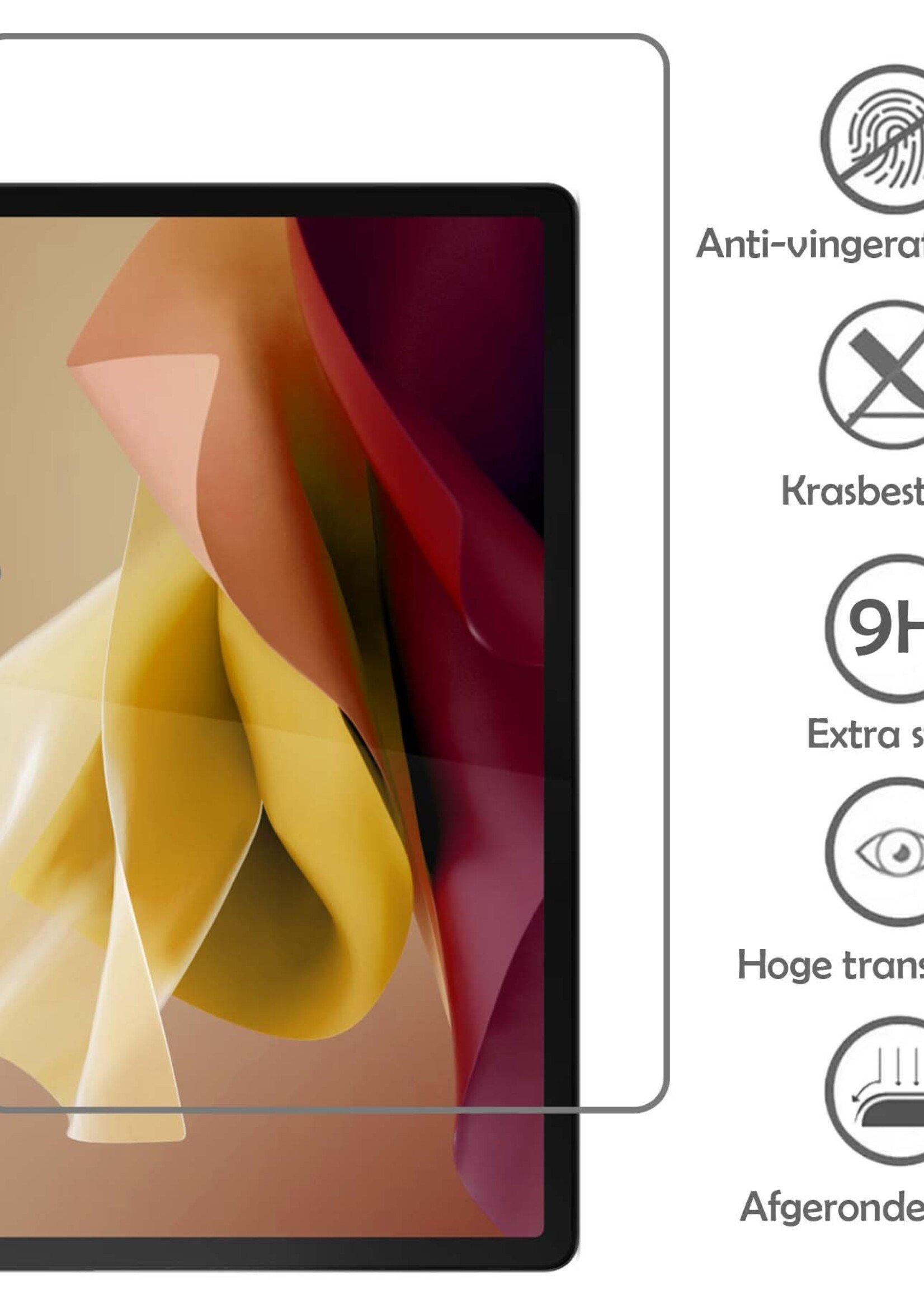 LUQ Screenprotector Geschikt voor Lenovo Tab P12 Screenprotector Bescherm Glas Tempered Glass Screen Protector - Screen Protector Geschikt voor Lenovo Tab P12 Screenprotector - 2 Stuks