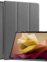 LUQ LUQ Lenovo Tab P12 Hoesje Met Uitsparing Lenovo Pen - Grijs
