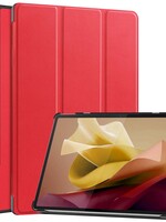 LUQ LUQ Lenovo Tab P12 Hoesje Met Uitsparing Lenovo Pen - Rood