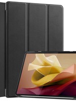 LUQ LUQ Lenovo Tab P12 Hoesje Met Uitsparing Lenovo Pen - Zwart