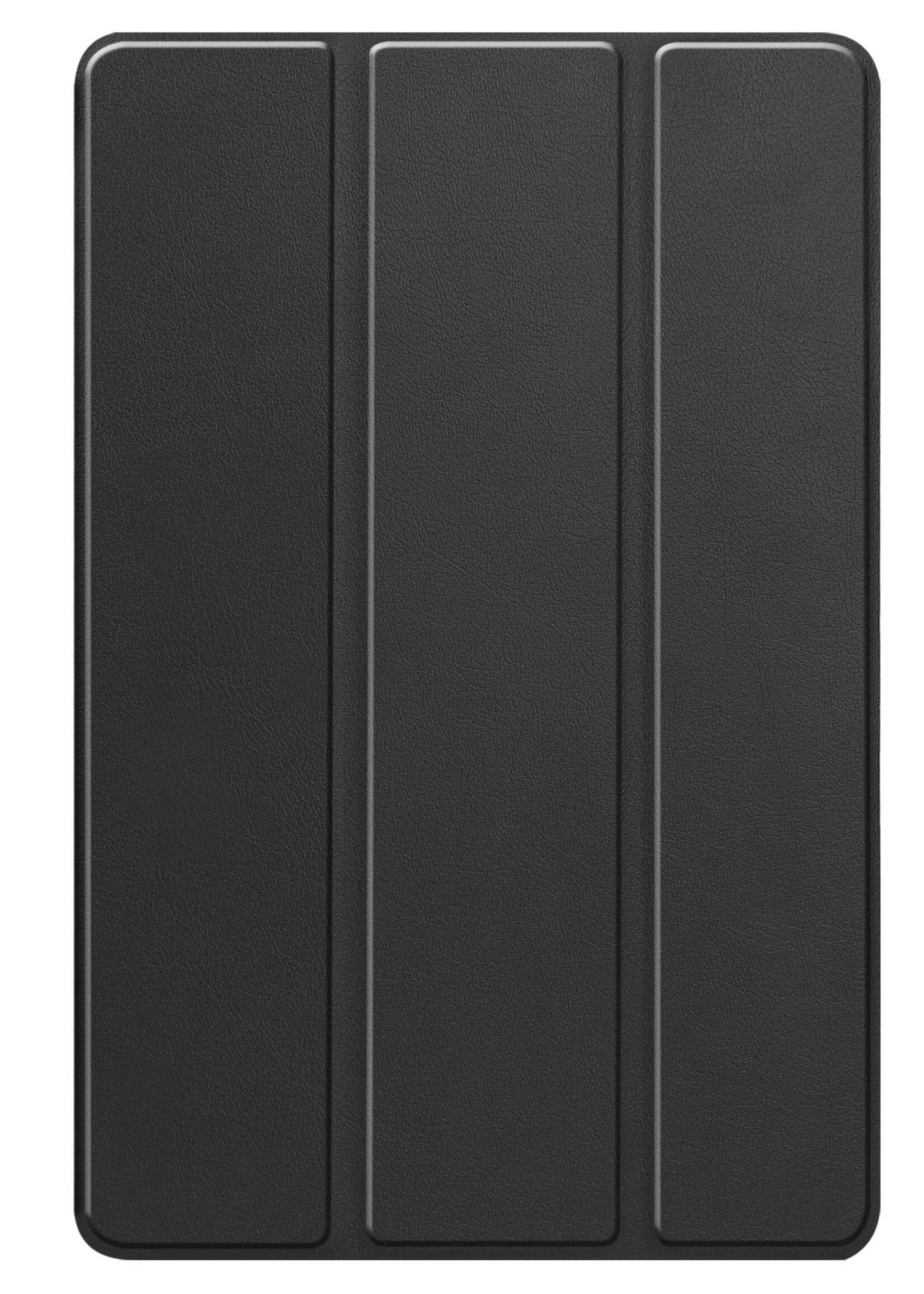 LUQ Hoes Geschikt voor Lenovo Tab P12 Hoes Luxe Hoesje Case Met Uitsparing Geschikt voor Lenovo Pen - Hoesje Geschikt voor Lenovo Tab P12 Hoes Cover - Zwart