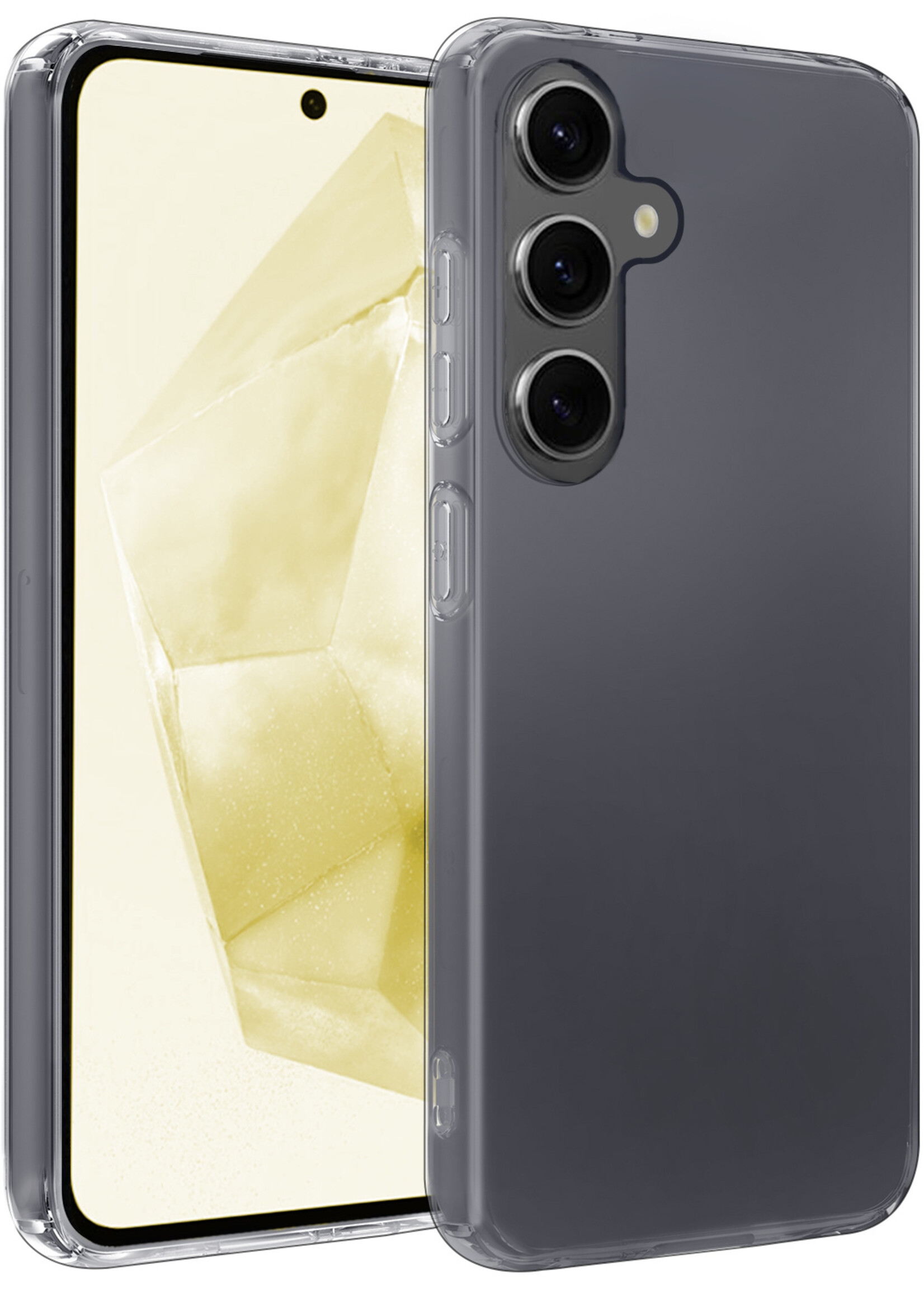 LUQ Hoesje Geschikt voor Samsung A35 Hoesje Siliconen Case - Hoes Geschikt voor Samsung Galaxy A35 5G Hoes Siliconen - Transparant