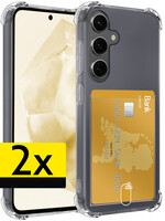 LUQ LUQ Samsung Galaxy A35 Hoesje Pashouder - 2 PACK