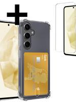 LUQ LUQ Samsung Galaxy A35 Hoesje Pashouder Met Screenprotector