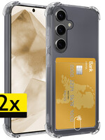 LUQ LUQ Samsung Galaxy A55 Hoesje Pashouder - 2 PACK