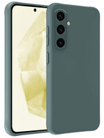 LUQ LUQ Samsung Galaxy A35 Hoesje Siliconen - Donkergroen