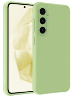 LUQ LUQ Samsung Galaxy A35 Hoesje Siliconen - Groen
