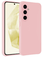 LUQ LUQ Samsung Galaxy A35 Hoesje Siliconen - Lichtroze
