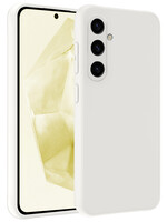 LUQ LUQ Samsung Galaxy A35 Hoesje Siliconen - Wit