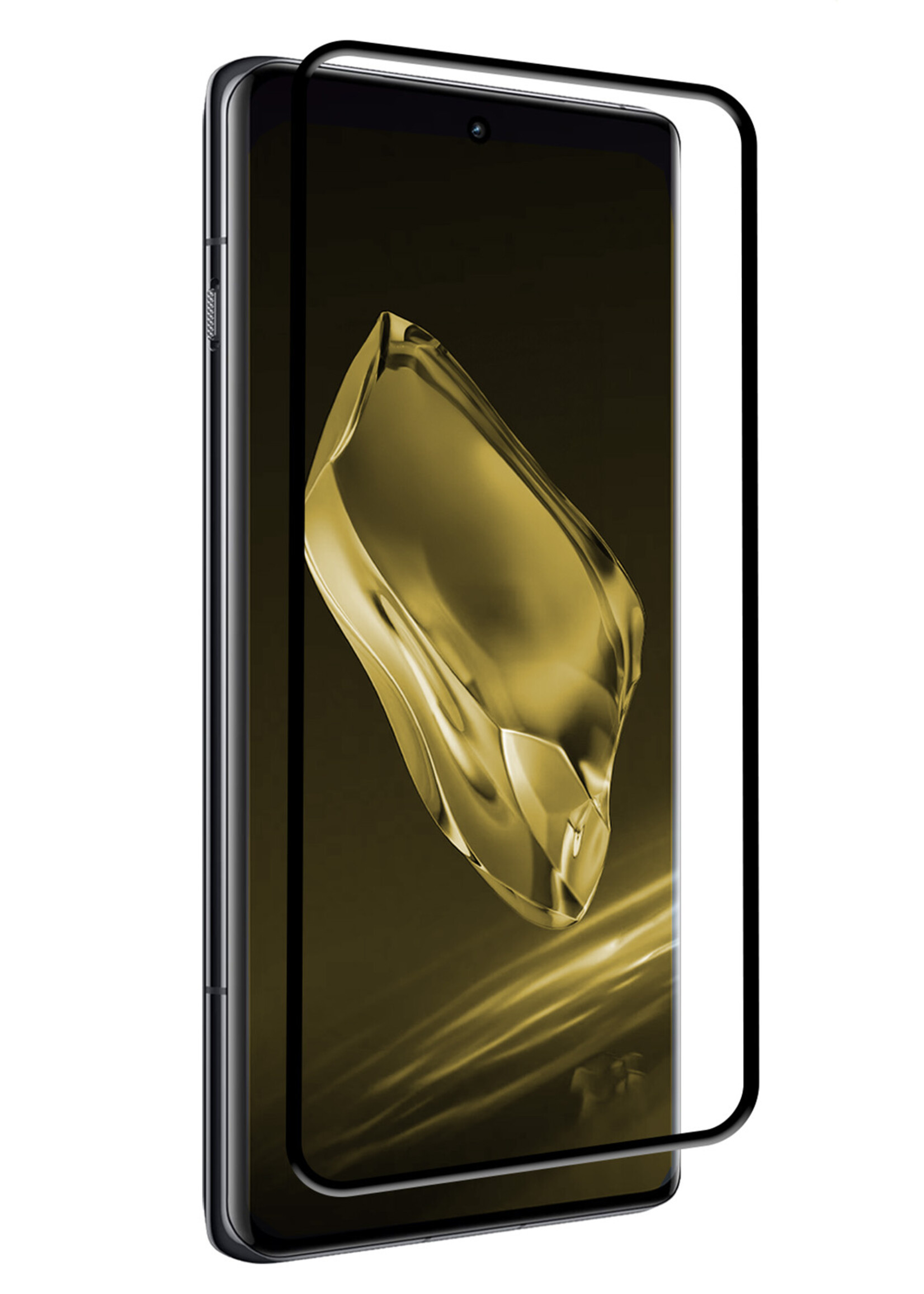 LUQ Screenprotector Geschikt voor OnePlus 12 Screenprotector Glas Full Cover - Screenprotector Geschikt voor OnePlus 12 Screenprotector Full Cover