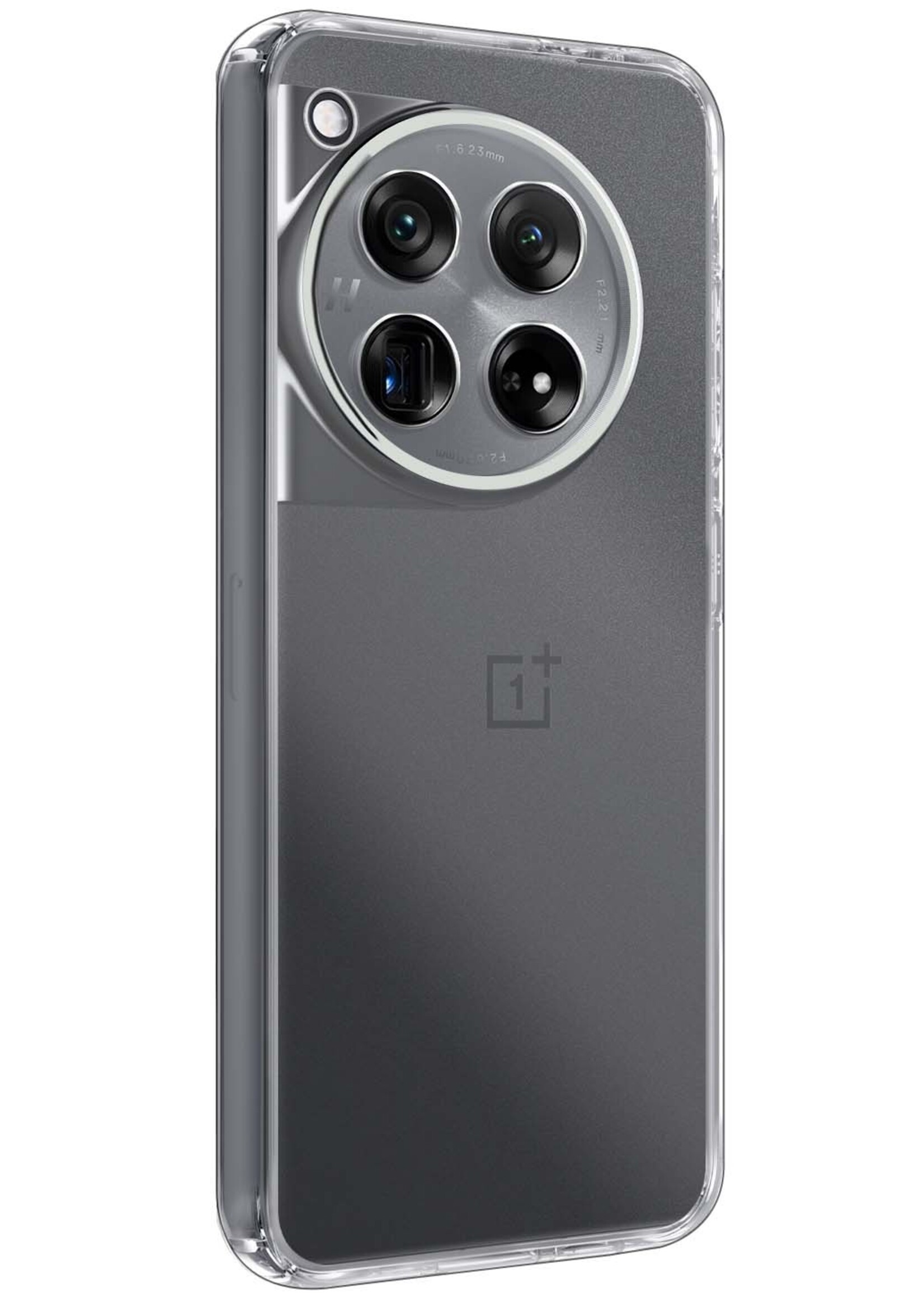 LUQ Hoesje Geschikt voor OnePlus 12 Hoesje Siliconen Case - Hoes Geschikt voor OnePlus 12 Hoes Siliconen - Transparant