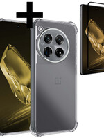 LUQ LUQ OnePlus 12 Hoesje Shockproof Met Screenprotector