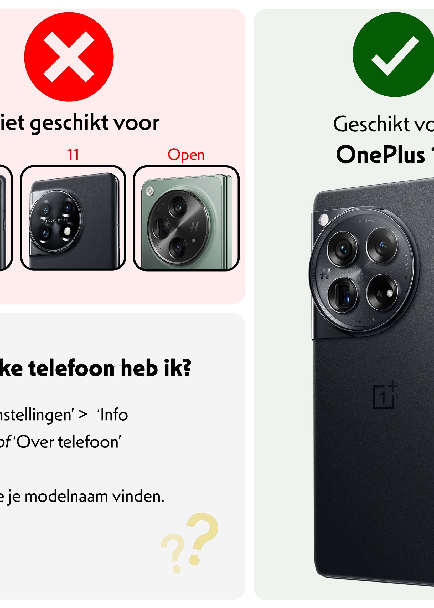 LUQ Hoesje Geschikt voor OnePlus 12 Hoesje Shockproof Case Siliconen Met 2x Screenprotector - Hoes Geschikt voor OnePlus 12 Hoes Cover Siliconen - Transparant