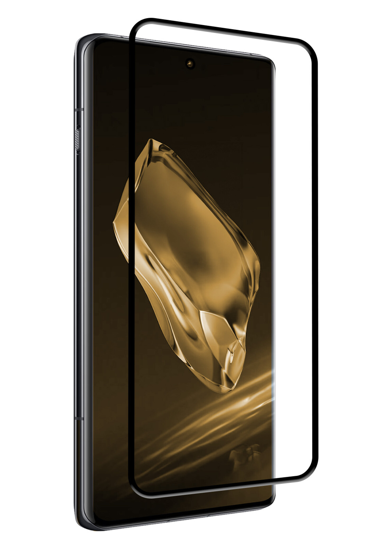 LUQ Screenprotector Geschikt voor OnePlus 12R Screenprotector Glas Full Cover - Screenprotector Geschikt voor OnePlus 12R Screenprotector Full Cover