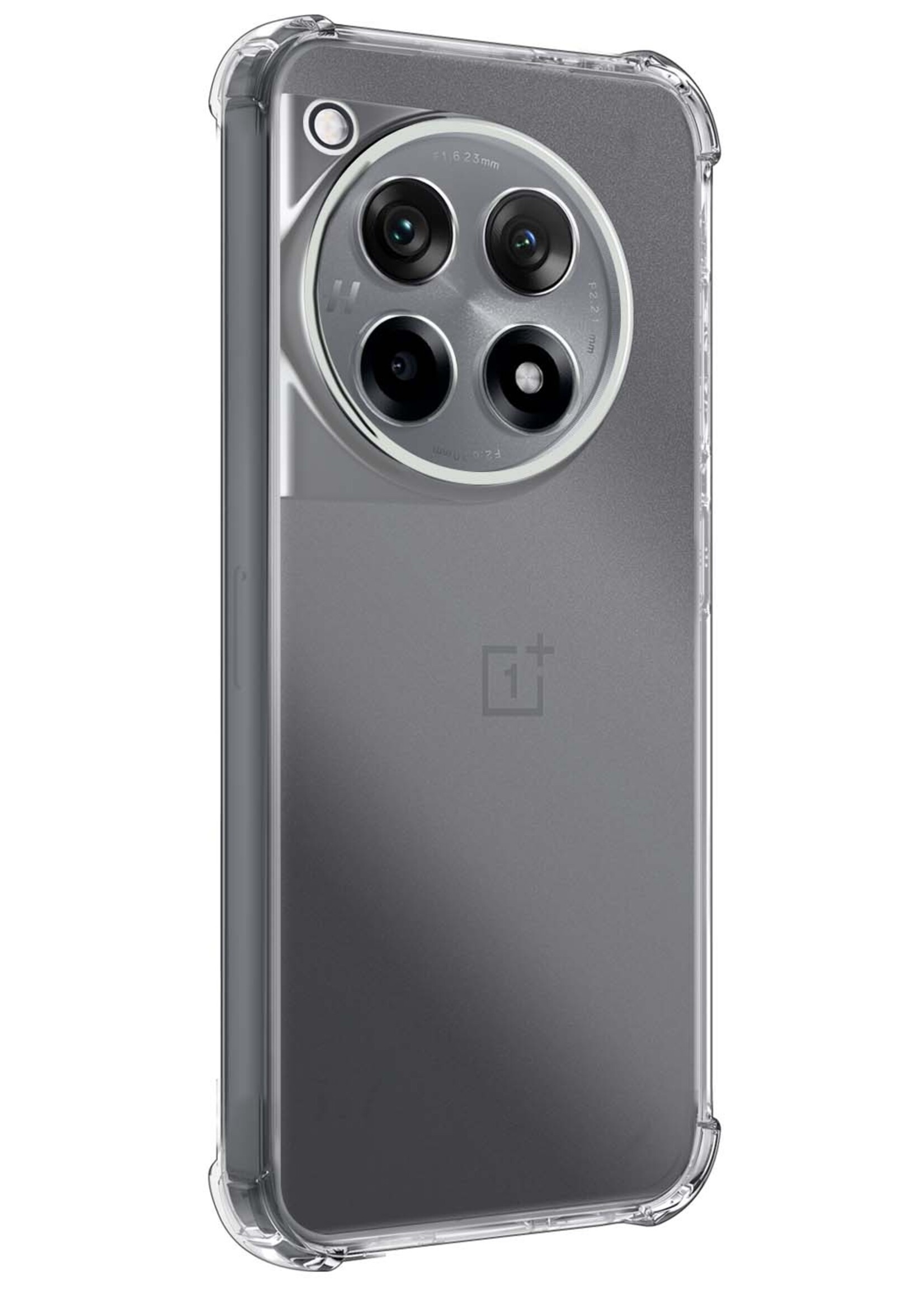 LUQ Hoesje Geschikt voor OnePlus 12R Hoesje Shockproof Case Siliconen - Hoes Geschikt voor OnePlus 12R Hoes Cover Siliconen - Transparant - 2 Stuks